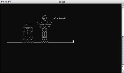 Star Wars in ASCII